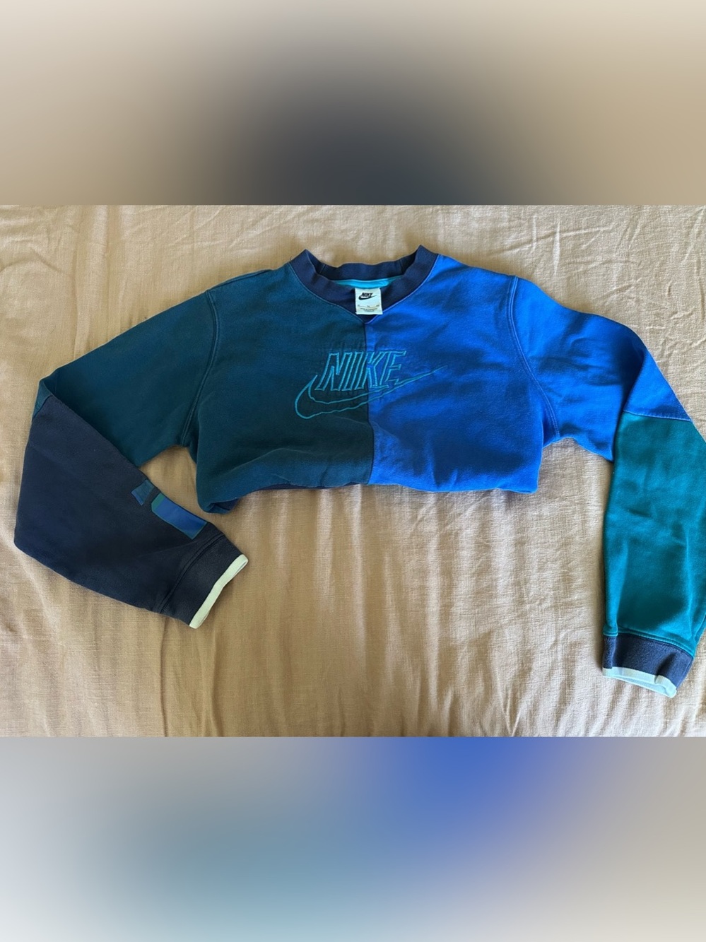 Nike Vintage Kids Color Block Crew Neck